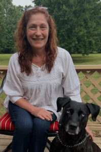 Dr. Toni Longville, at her practice of in home pet euthanasia in Akron, OH.