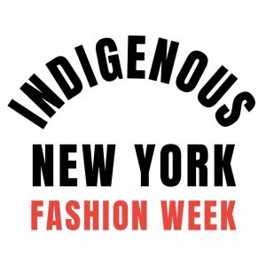 indigenous new york fashion week logo with