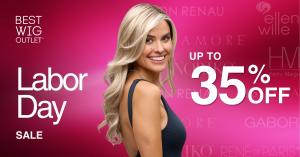 Best Wig Outlet Offers UP TO 35% SITEWIDE Discount on Wigs for Labor Day