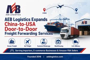 AEB Logistics Expands China-to-USA Door-to-Door Freight Forwarding Services.