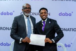 Daba CEO and Coronation Asset Management CEO at Partnership Signing Ceremony