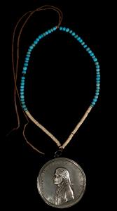 NA.205.120 Jefferson Indian Peace Medal; Buffalo Bill Center of the West