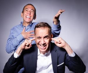 GIlbert Gottfried and Frank Santopadre