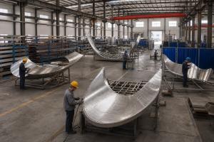 Large-scale sculpture fabrication workshop