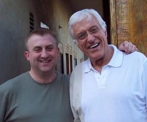 David Van Deusen with Dick Van Dyke on the set of "The Dick Van Dyke Show Revisited," 2004