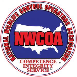 National Wildlife Control Operators Association logo, which is mostly text in a circle