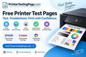 PrinterTestingPage.com Expands Free Printer Test Page Resources for Easy Print Quality Testing