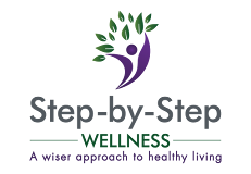 Step-by-Step Wellness logo, a holistic health and nutrition clinic in Salt Lake City