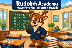 Rudolph Academy Mastering Multiplication System for building multiplication fluency