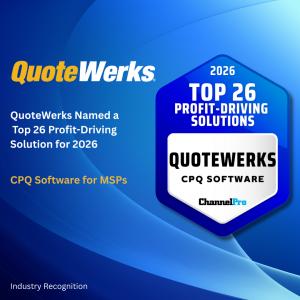 QuoteWerks CPQ Software - ChannelPro 2026 Top 26 Profit-Driving Solutions
