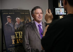 Todd J. Stein Attends Screening of The Final Fight at the Village East Angelika