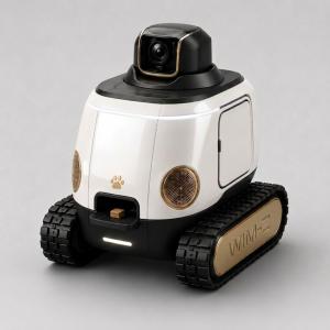 WIM-Z combines live monitoring, on-device AI, owner voice, sound cues, movement, and treat rewards to support dogs at home.
