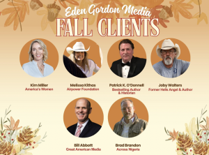 Eden Gordon Media Announces Distinguished Fall Client Lineup Leading Voices of Impact
