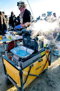 GEYOTO's independent off-grid solar breakfast workstation
