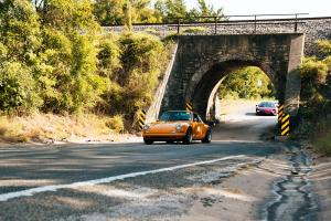 Singer Porsche on Round Top Rally 2025