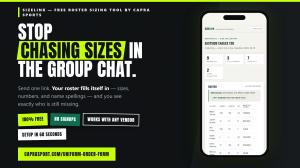 SizeLink free roster sizing tool - stop chasing sizes in the group chat