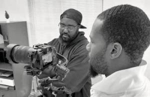 On set of "Mickey Hardaway", Marcellus Cox, Writer Director - Photo Credit: Jamil Gooding