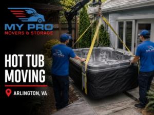 MyProMovers moving crew handling a residential relocation in Arlington, Virginia