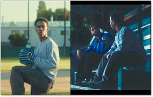 A Future on the Mound—Duane Ervin as Jamarcus Rose  Photo 2: A Mentor’s Moment—Stephen Cofield Jr. as Jasper with Duane Ervin as Jamarcus
