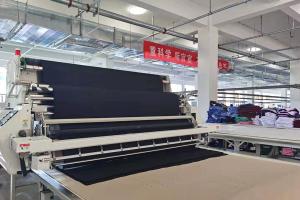 E SONG APPAREL Fabric Cutting Process For Chef Uniform Production