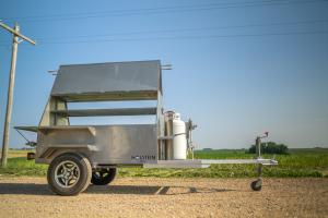 Towable Charcoal Grill - Stainless Steel