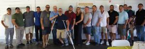 A photo of Almstead 2026 service award recipients.