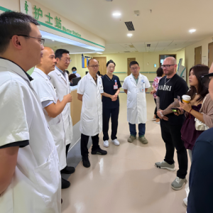 Dr. Fredy Lopez with Third People's Hospital Surgeons