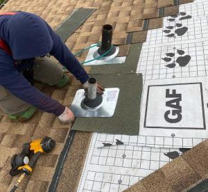 GAF certified roof installation and flashing replacement by Final Touch Construction