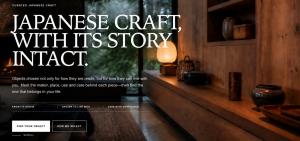 BRAND JAPAN U.S. online store featuring a curated selection of authentic Japanese crafts