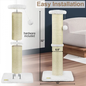 A cat scratcher tower for Amazon product listing photos