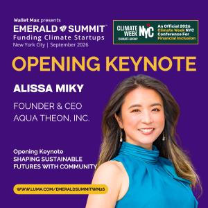 Alissa Miky opens the summit as keynote