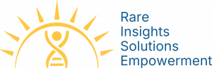 RISE logo depicts a sun rising and spells out each aspect - Rare Insights, Solutions, Empowerment