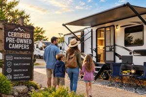 certified pre-owned campers with modern features