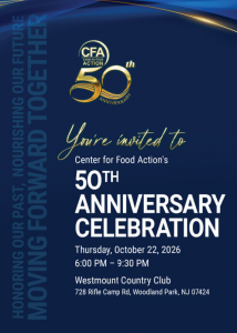 CFA 50th Anniversary Celebration Invitation
