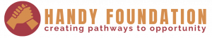 Logo for The Handy Foundation, a Hollywood workforce development nonprofit organization which creates pathways to sustainable careers in film, television and emerging media.