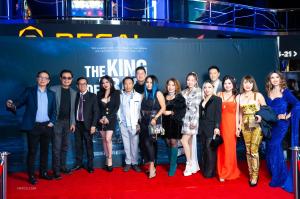 David Duong joins guests on the red carpet at The King of Trash screening.