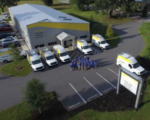 The Solar Guys team, fleet, and facility