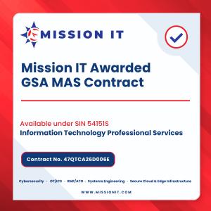 Mission IT GSA MAS Award Announcement