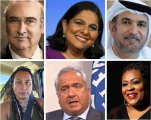 Global Peace Education Day Changemakers: Dr. Francisco Rojas Aravena, UPEACE; Dr. Pia R. Britto, UNICEF; Amb. Dr. Khaled al Ghaith; Jacob Johns, Wisdom Keepers; Donato Kiniger Passigli, World Academy of Art & Science; Dr. Marty K. Casey, UnGun Intitute