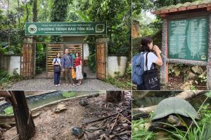 vietnam individualreisen - Lux Travel DMC Team zu Besuch im Turtle Conservation Centre