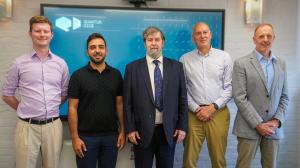 Representatives from Quantum Dice, North Wales Police and OPCSA