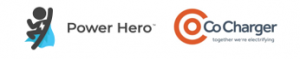 Power Hero and Co Charger logos displayed side by side.