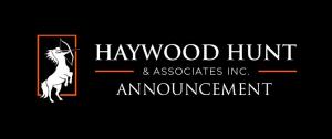 Haywood Hunt Announcement Logo