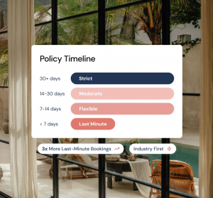 FLEXStep dynamically adjusts your property's cancellation policy as unbooked stay dates approach. Drive last-minute conversions with no manual work. 