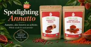 Spicy Organic USDA Certified Organic annatto and achiote — Hispanic Heritage Month 2026 — McKinney Texas organic spice brand