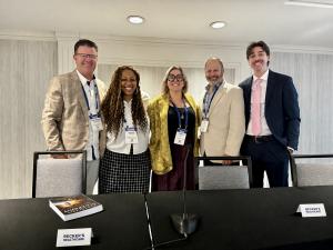 Dental automation panel discussion at the Becker's Future of Dentistry Roundtable with Dr. Catrise Austin in Chicago.