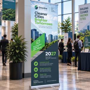Retractable Banner Printing for Trade Show