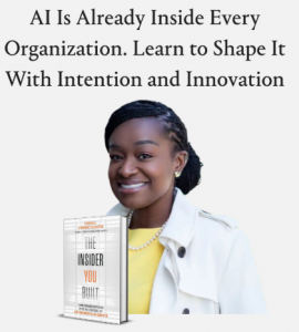 Camille Stewart Gloster holding her book, "The Insider You Built'