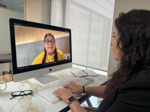 Licensed psychologist conducting a telehealth immigration psychological evaluation for Pro Psychological Analysis