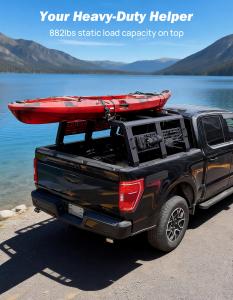 Joytutus truck bed rack helps load kayak